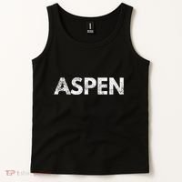 Aspen Skiing Text Tank Top thumb 2