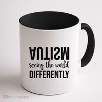 Autism Seeing The World Differently Coffee Mug thumb 1