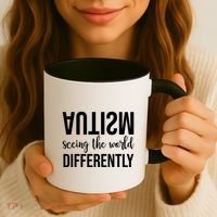 Autism Seeing The World Differently Coffee Mug thumb 3