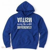 Autism Seeing The World Differently Hoodie thumb 0