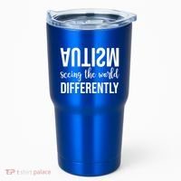 Autism Seeing The World Differently Tumbler thumb 0