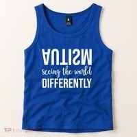 Autism Seeing The World Differently Tank Top thumb 2