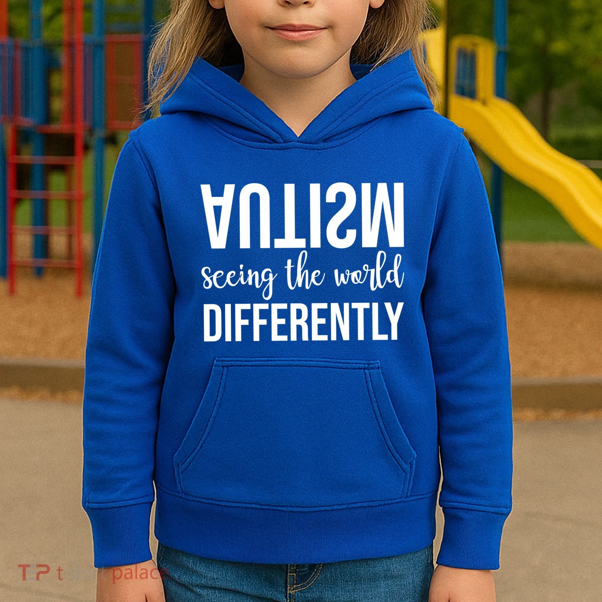 Autism Seeing The World Differently Kids Hoodie