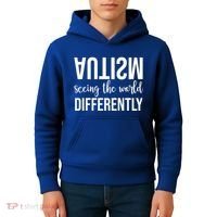 Autism Seeing The World Differently Kids Hoodie thumb 4
