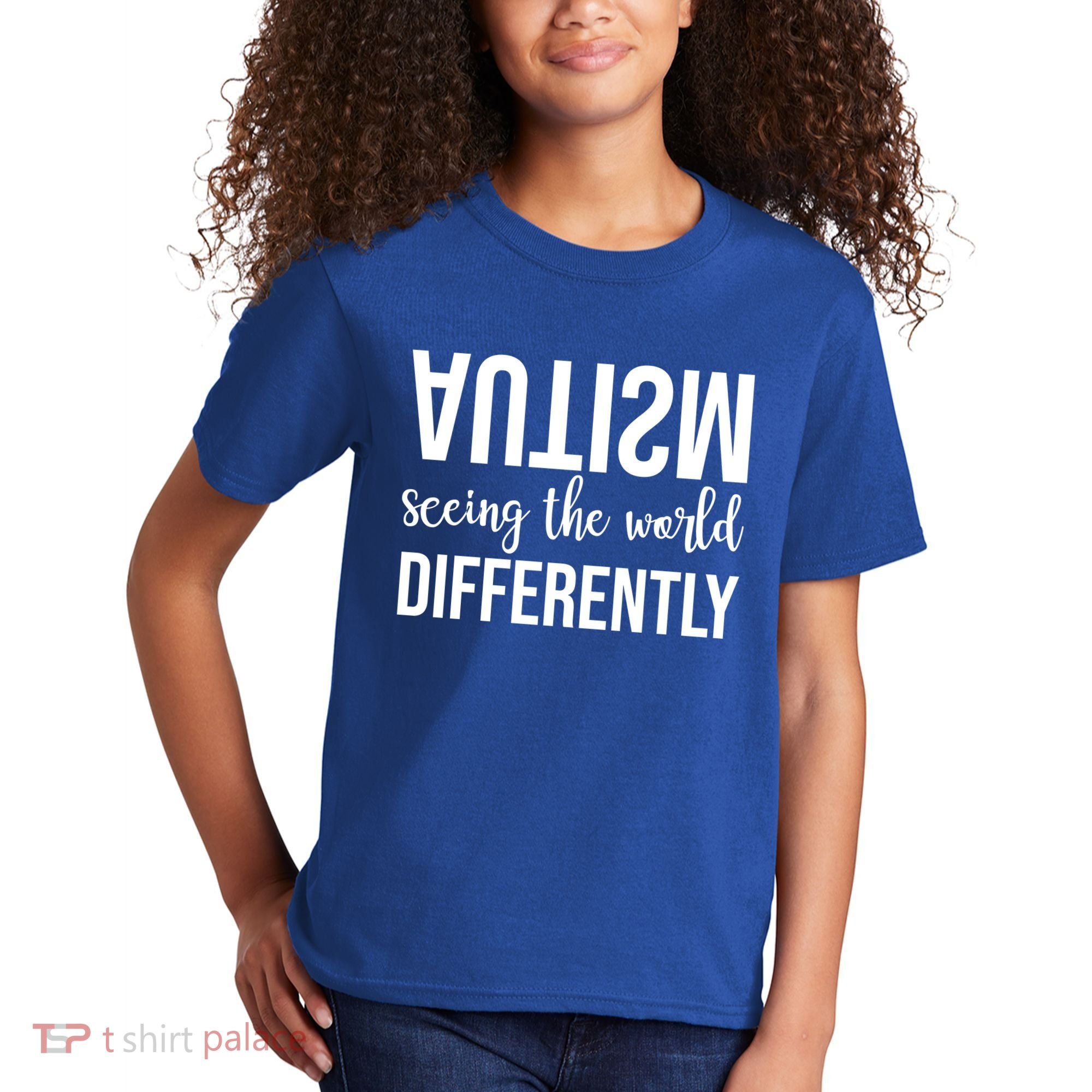 Autism Seeing The World Differently Kids T-Shirt