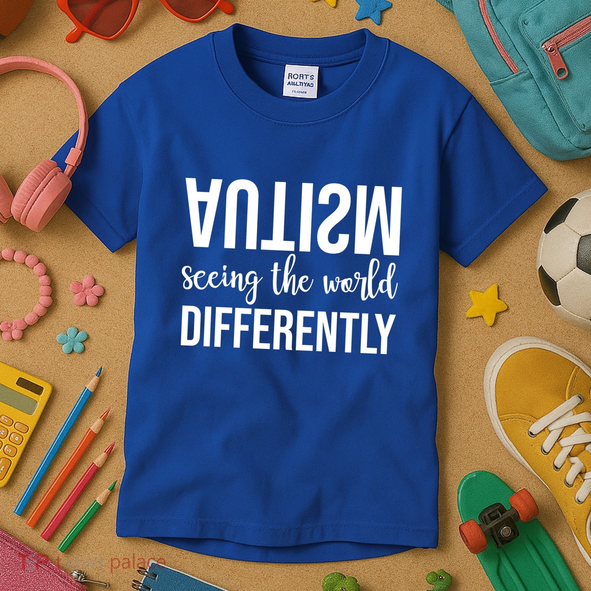 Autism Seeing The World Differently Kids T-Shirt