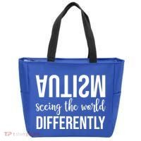 Autism Seeing The World Differently Tote Bag thumb 0