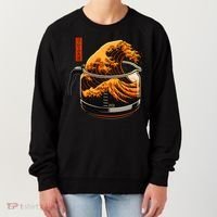 Anime Style: The Great Wave Of Coffee Women's Sweatshirt thumb 0