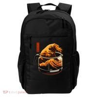 Anime Style: The Great Wave Of Coffee Backpack thumb 0