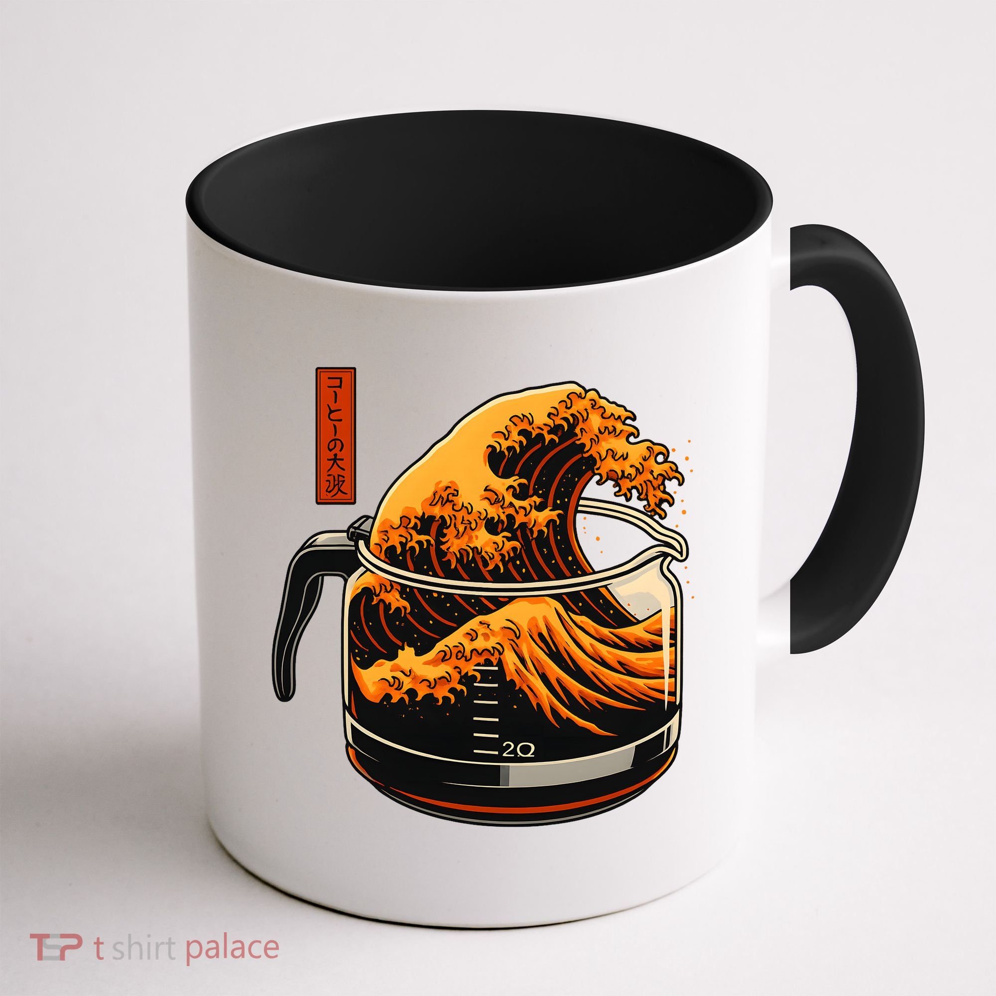 Anime Style: The Great Wave Of Coffee Coffee Mug