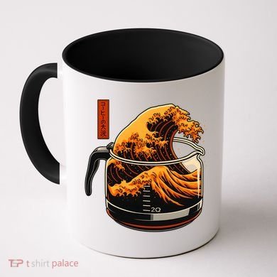 Anime Style: The Great Wave Of Coffee Coffee Mug