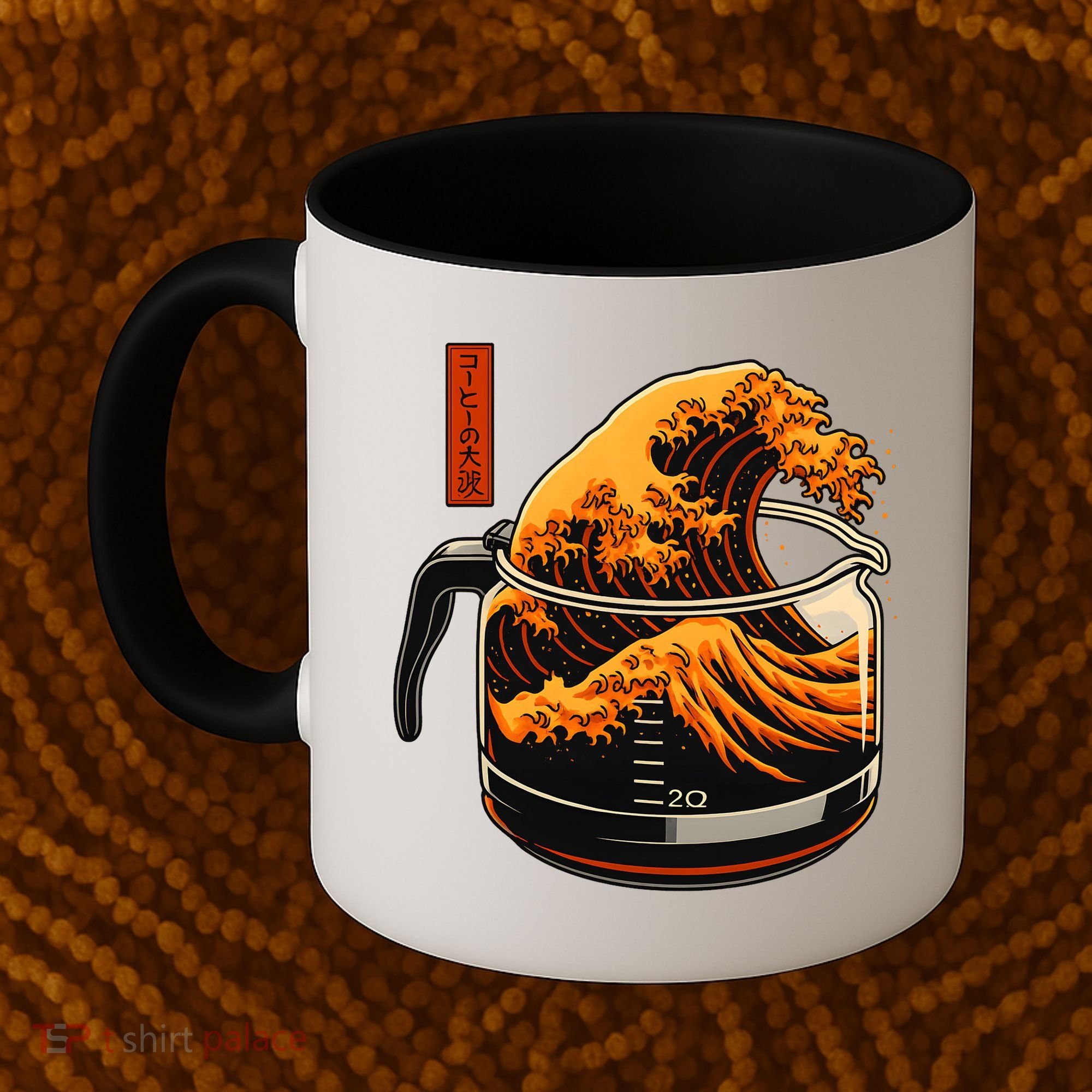 Anime Style: The Great Wave Of Coffee Coffee Mug