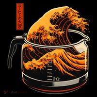 Anime Style: The Great Wave Of Coffee Coffee Mug thumb 5