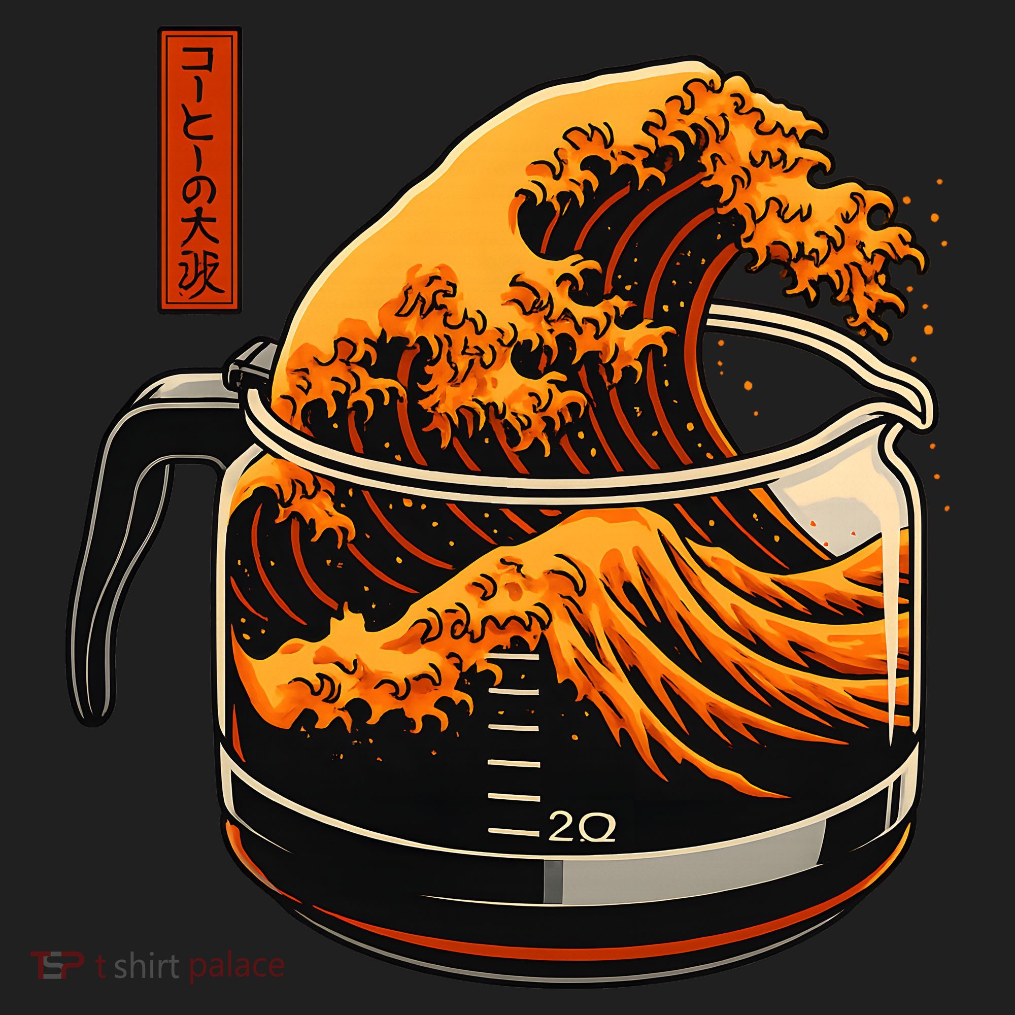 Anime Style: The Great Wave Of Coffee Hat