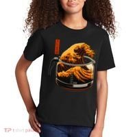 Anime Style: The Great Wave Of Coffee Kids T-Shirt thumb 2