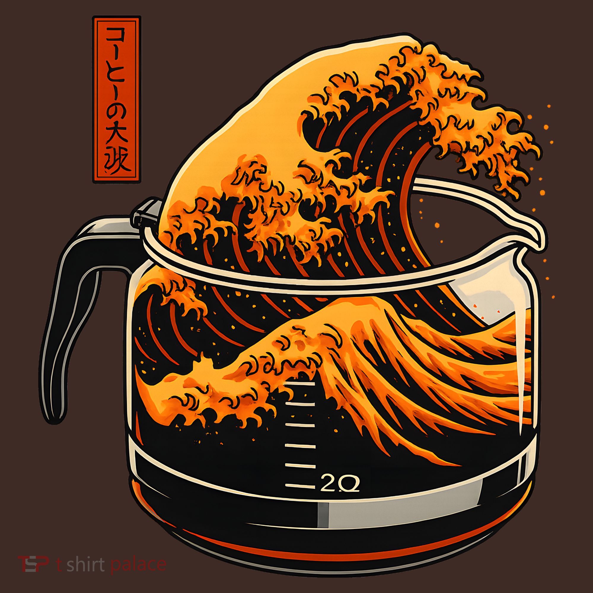 Anime Style: The Great Wave Of Coffee Beanie