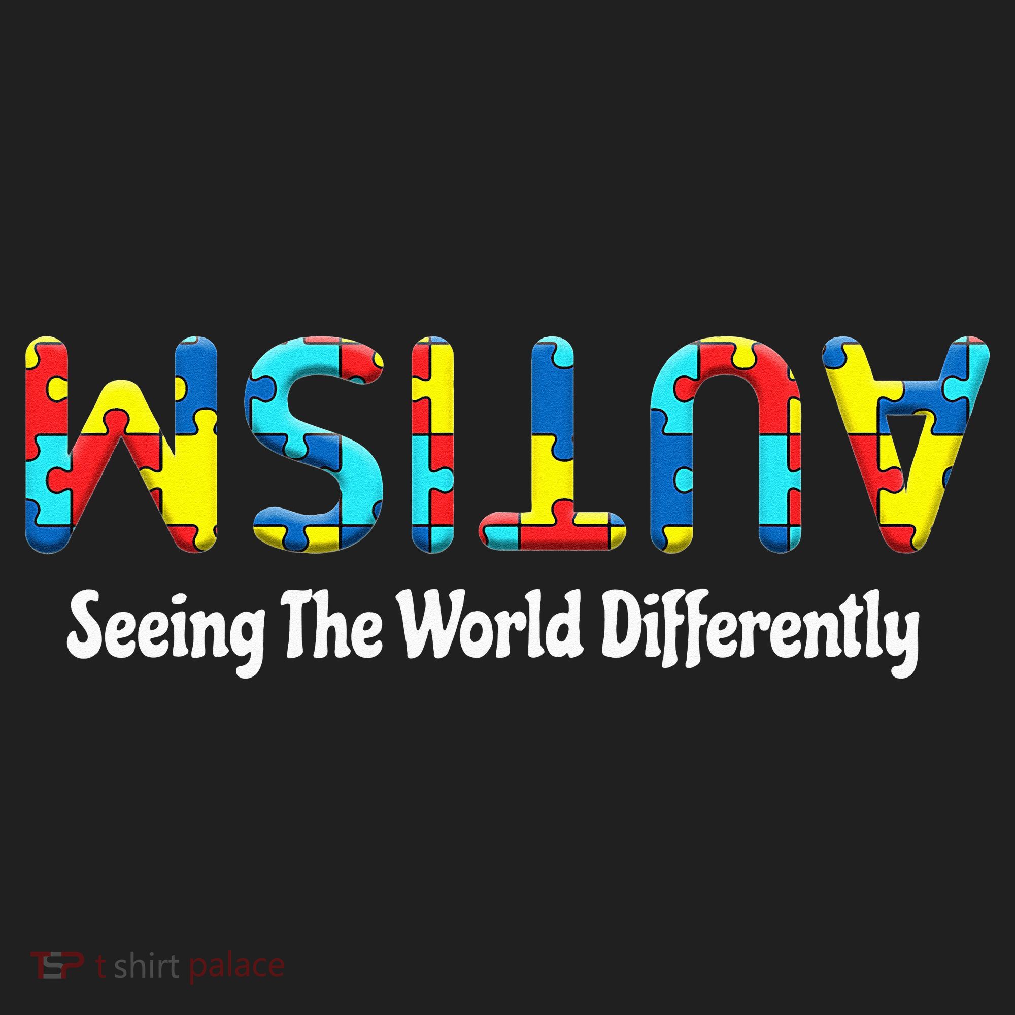 Autism Seeing The World Differently Upside Autism Awareness Beanie