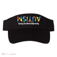 Autism Seeing The World Differently Upside Autism Awareness Visor thumb 0