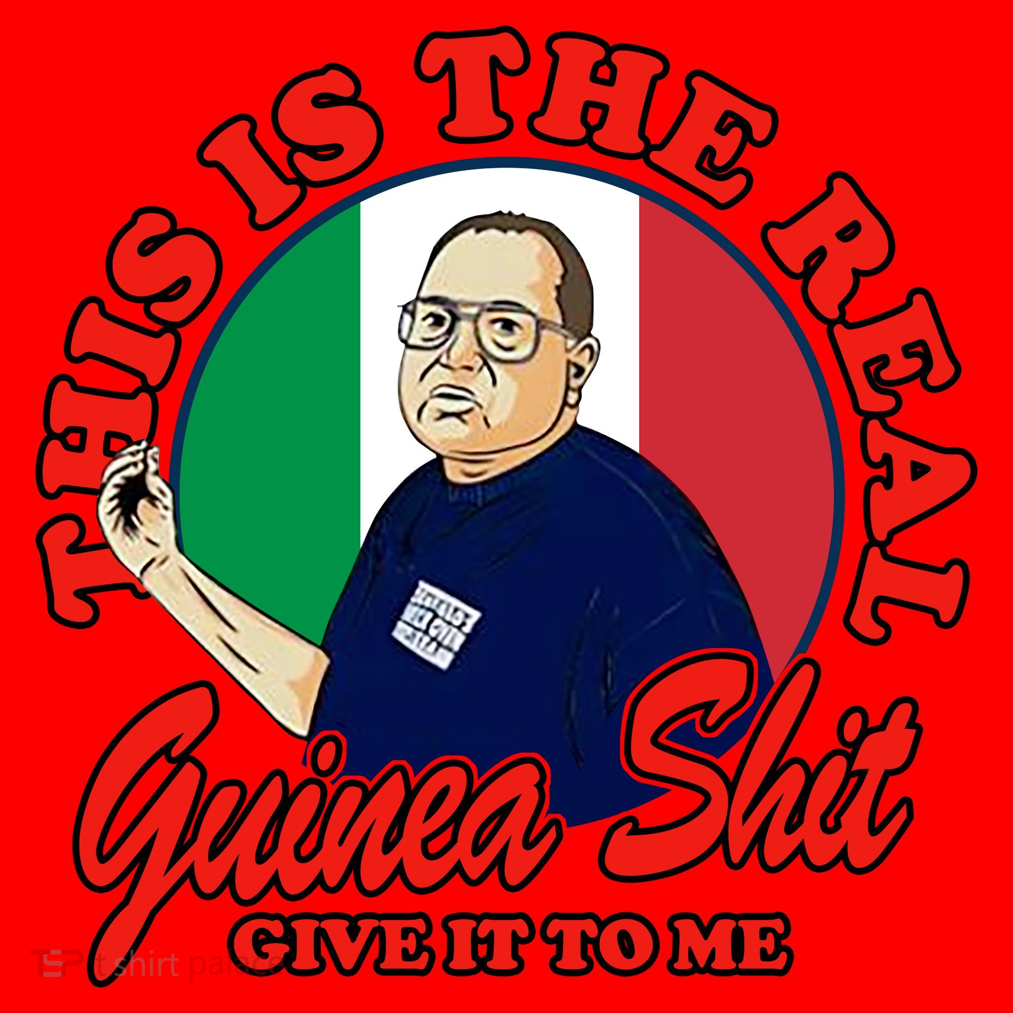 Al Santillo This Is The Real Guinea Shit Give It To Me Santa Hat