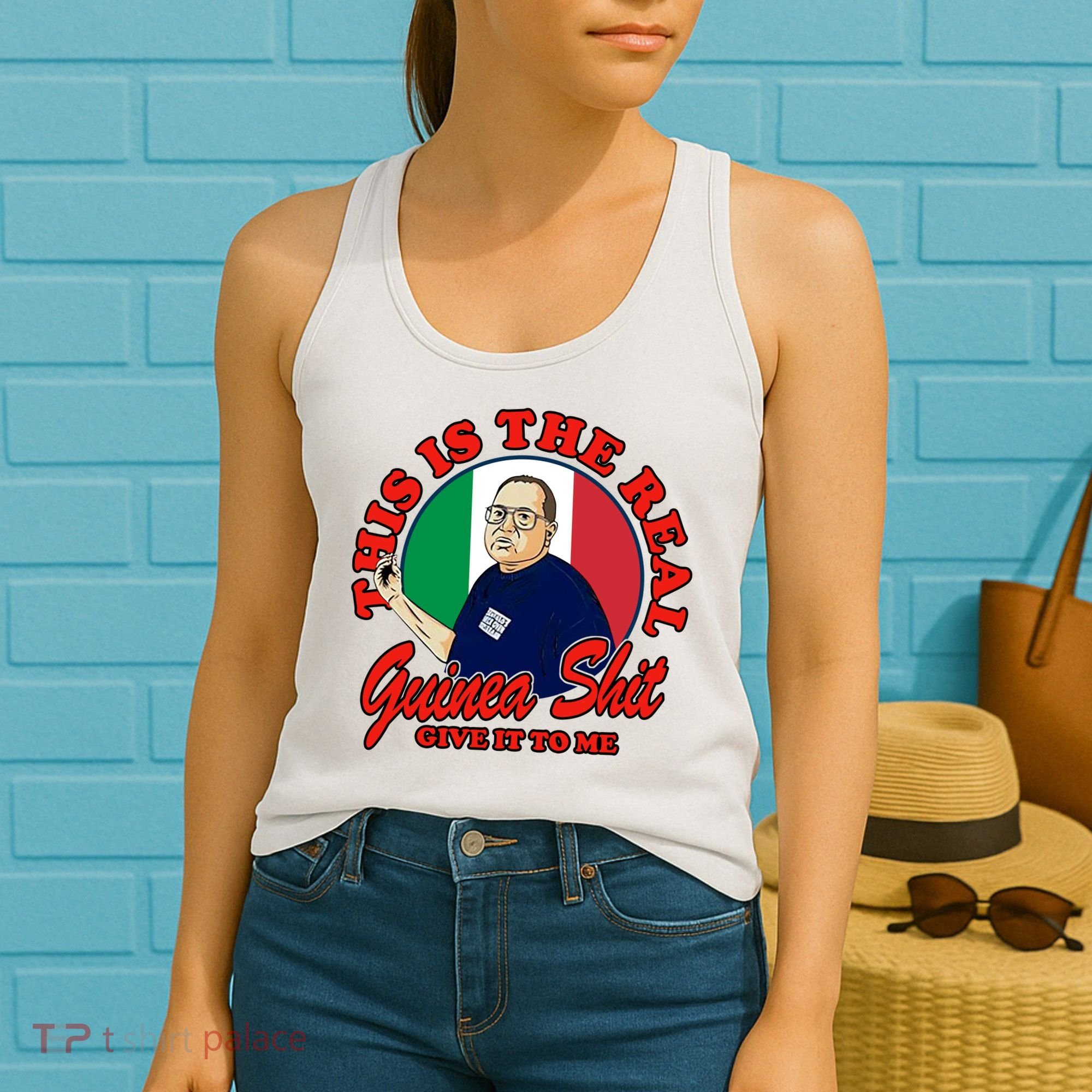 Al Santillo This Is The Real Guinea Shit Give It To Me Women's Tank Top