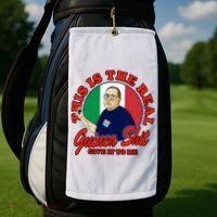 Al Santillo This Is The Real Guinea Shit Give It To Me Golf Towel thumb 2