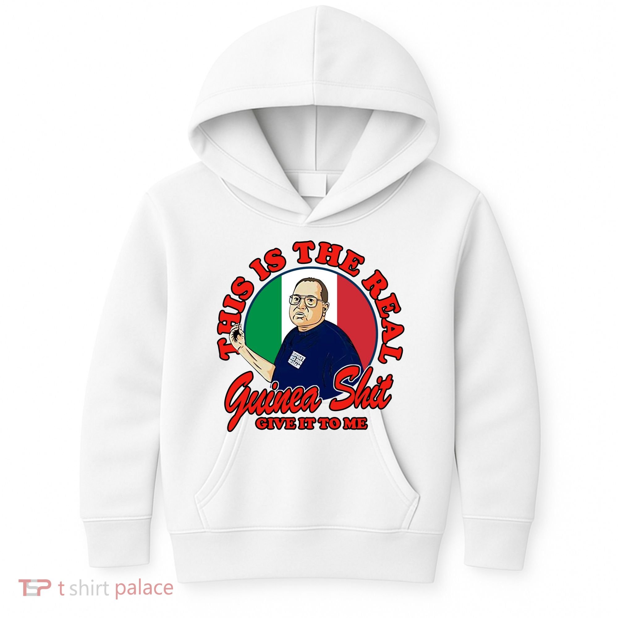 Al Santillo This Is The Real Guinea Shit Give It To Me Kids Hoodie