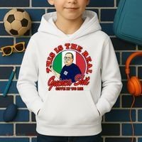 Al Santillo This Is The Real Guinea Shit Give It To Me Kids Hoodie thumb 2