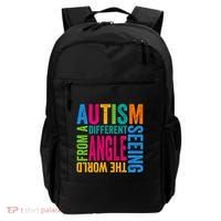 Autism Seeing The World From A Different Angle Autism Gift Backpack thumb 0