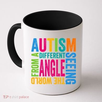 Autism Seeing The World From A Different Angle Autism Gift Coffee Mug