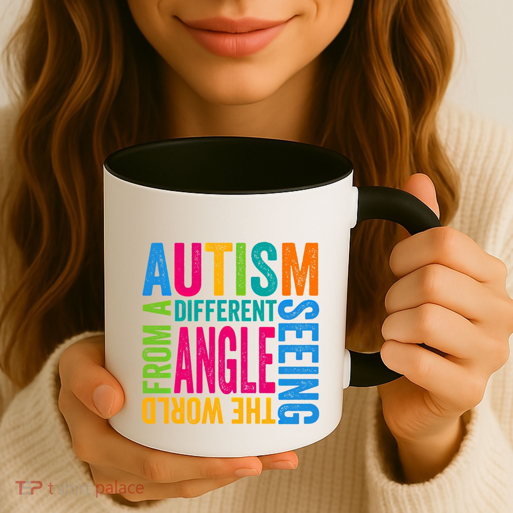 Autism Seeing The World From A Different Angle Autism Gift Coffee Mug