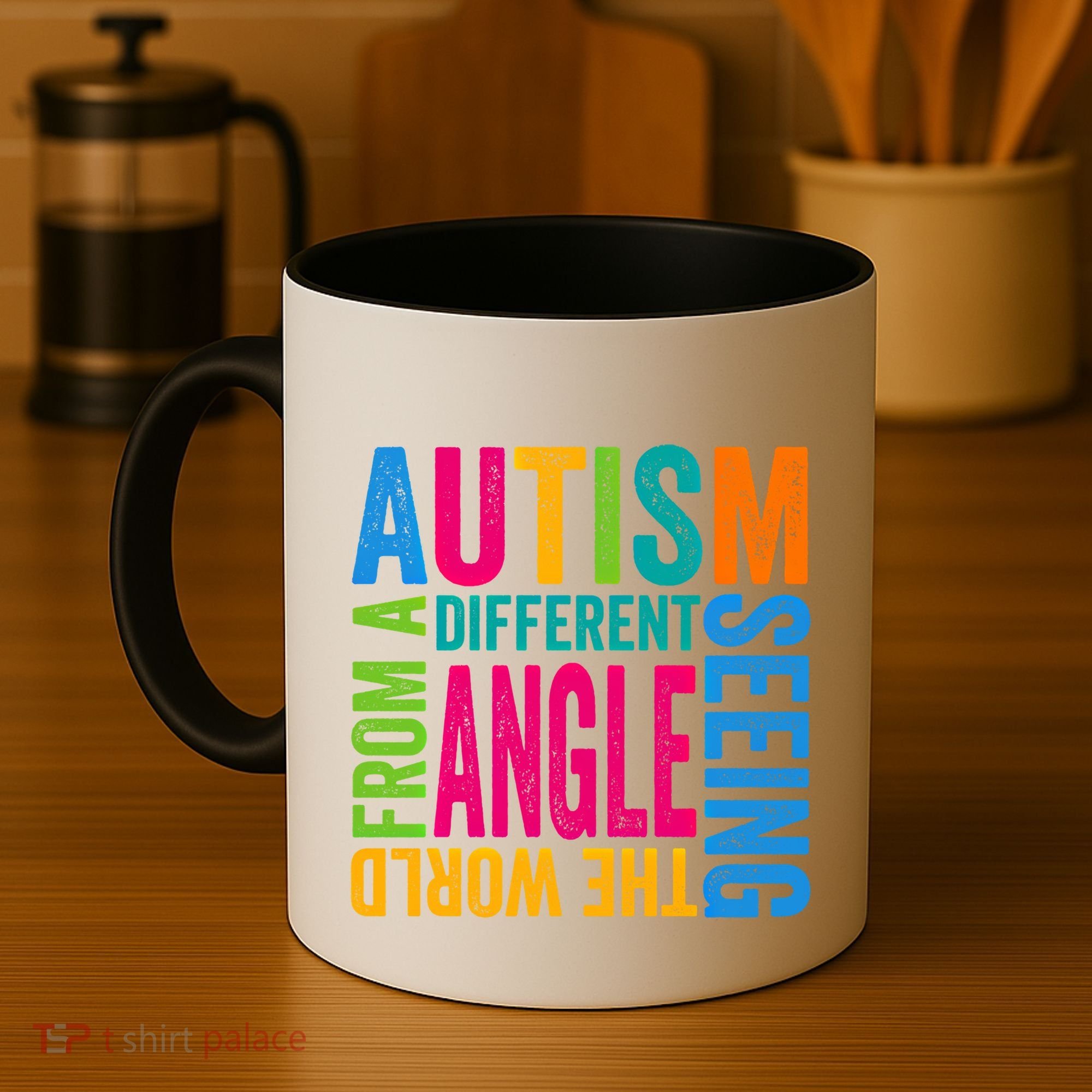 Autism Seeing The World From A Different Angle Autism Gift Coffee Mug