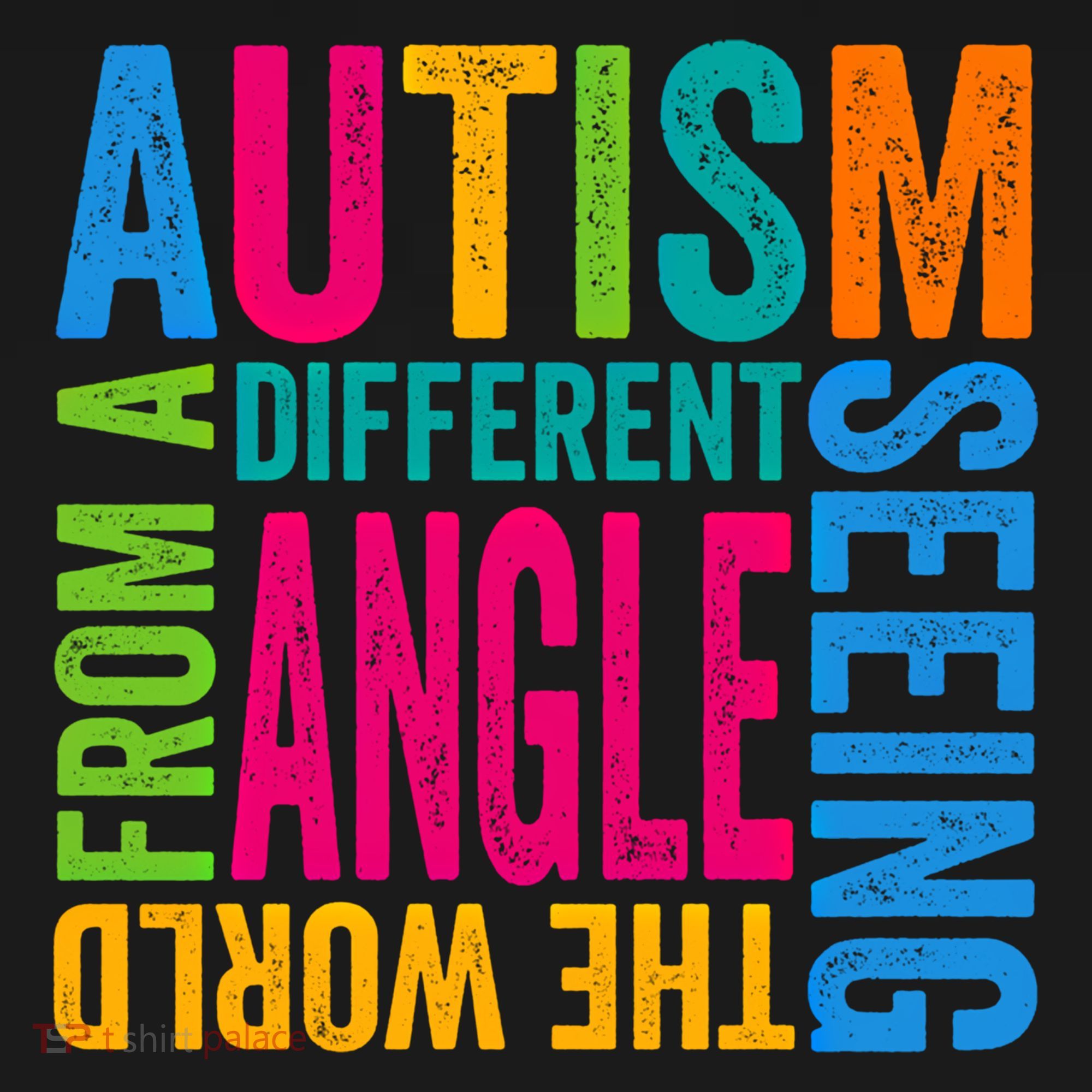 Autism Seeing The World From A Different Angle Autism Gift Pajama Set
