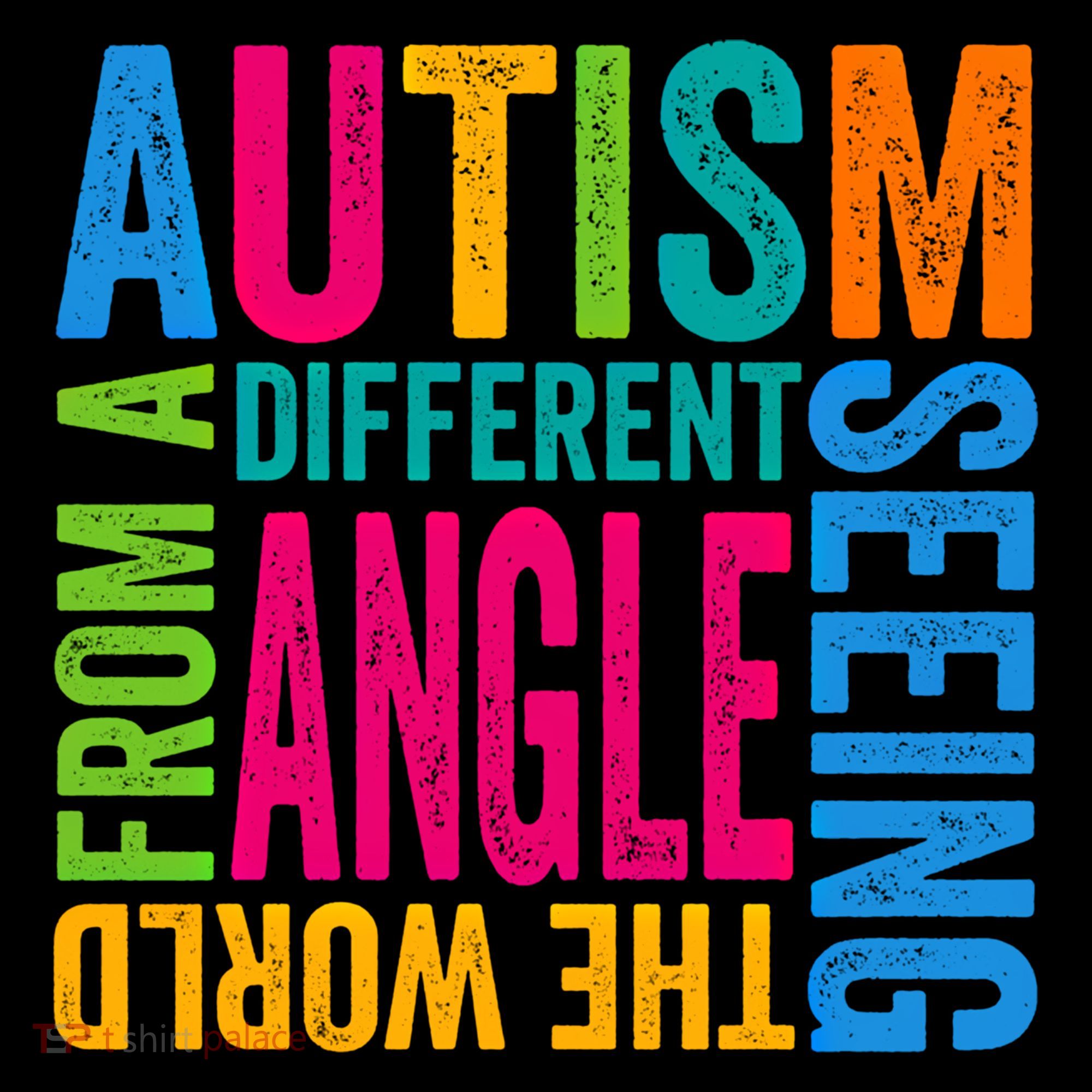 Autism Seeing The World From A Different Angle Autism Gift Women's Hoodie