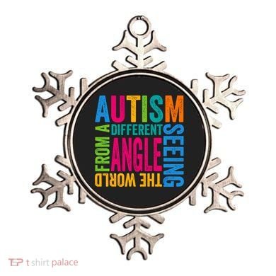 Autism Seeing The World From A Different Angle Autism Gift Ornament