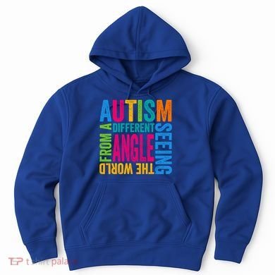 Autism Seeing The World From A Different Angle Autism Gift Hoodie
