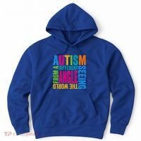 Autism Seeing The World From A Different Angle Autism Gift Hoodie thumb 0