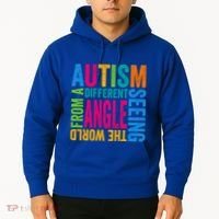 Autism Seeing The World From A Different Angle Autism Gift Hoodie thumb 2