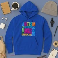 Autism Seeing The World From A Different Angle Autism Gift Hoodie thumb 3
