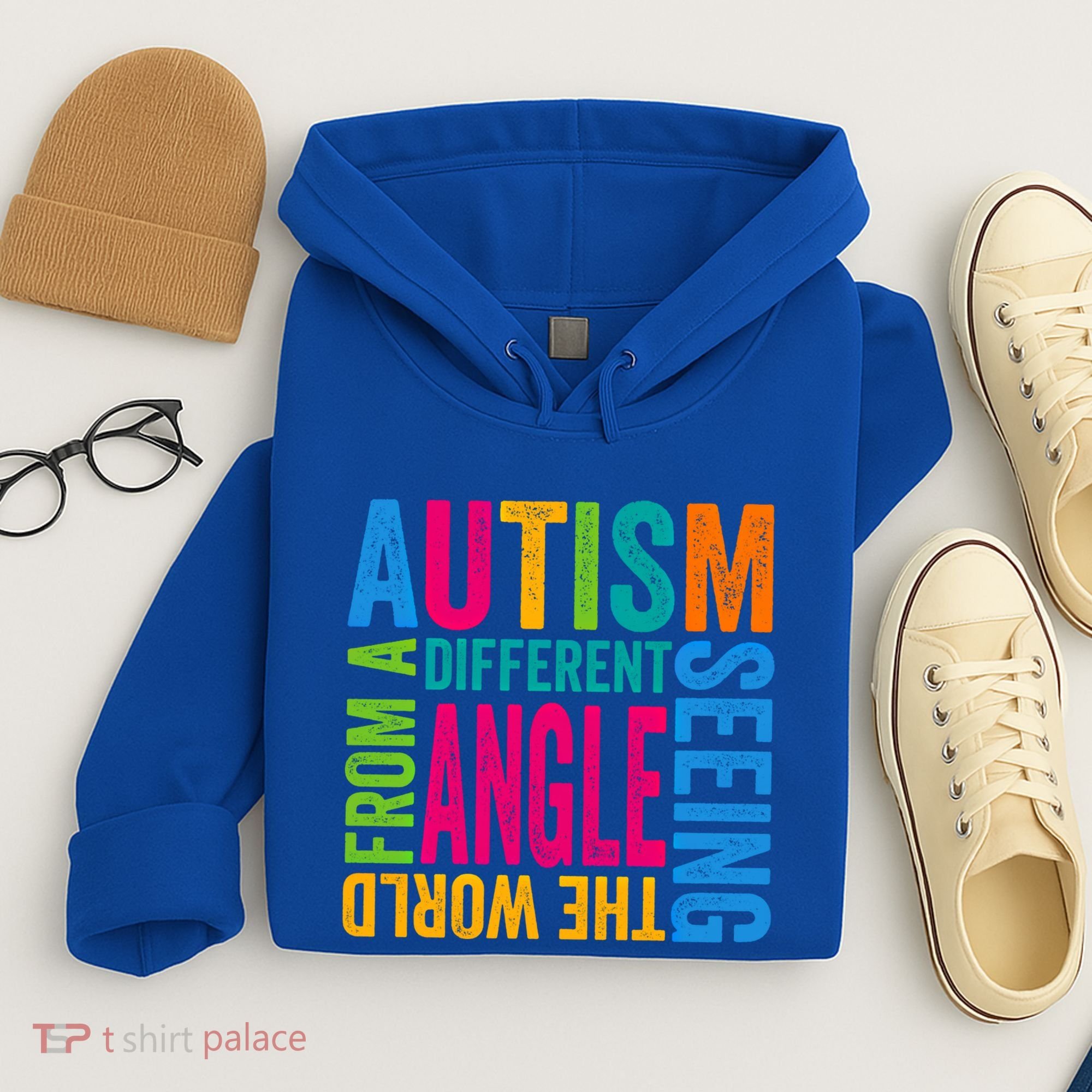 Autism Seeing The World From A Different Angle Autism Gift Hoodie