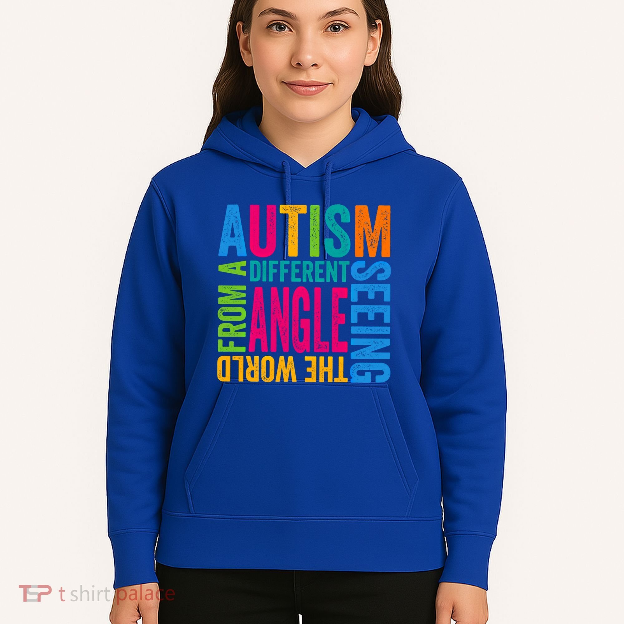 Autism Seeing The World From A Different Angle Autism Gift Hoodie