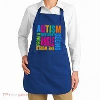 Autism Seeing The World From A Different Angle Autism Gift Apron thumb 2
