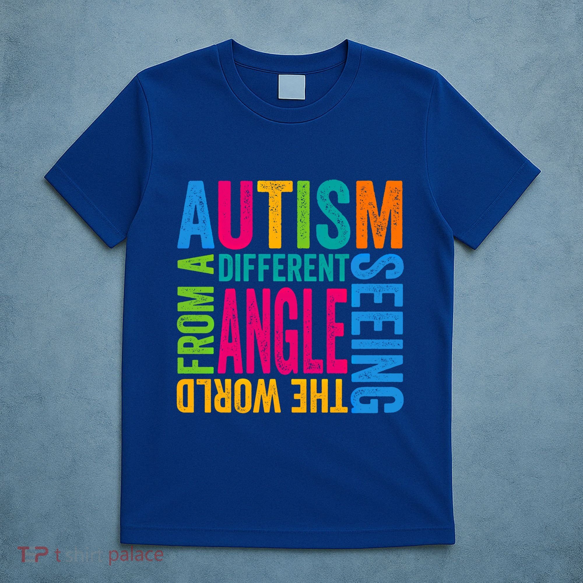 Autism Seeing The World From A Different Angle Autism Gift T-Shirt