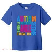 Autism Seeing The World From A Different Angle Autism Gift Toddler T-Shirt thumb 0