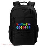 Autism Seeing The World From A Different Angle Awareness2024 Gift Backpack thumb 0