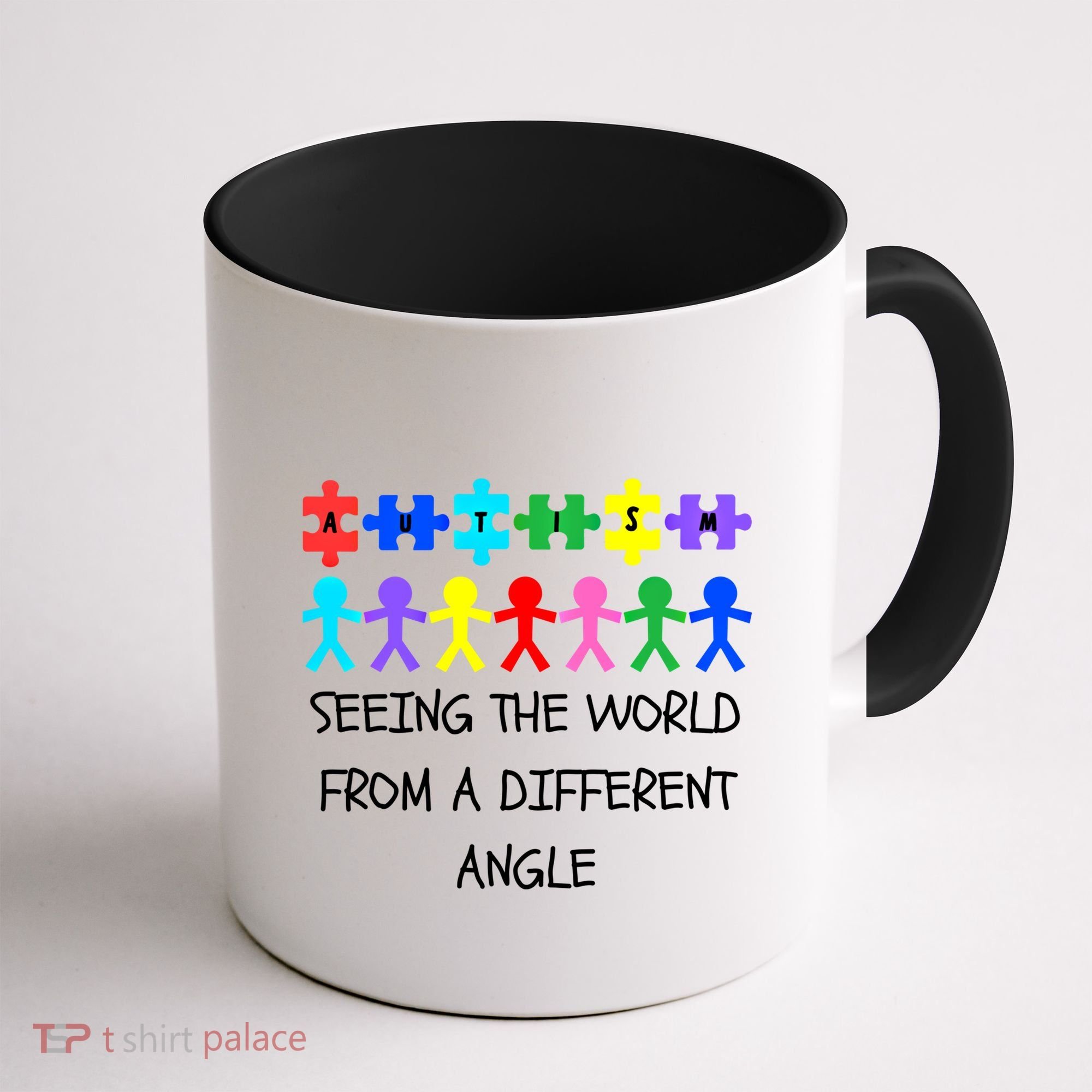 Autism Seeing The World From A Different Angle Awareness2024 Gift Coffee Mug