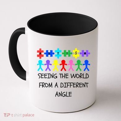 Autism Seeing The World From A Different Angle Awareness2024 Gift Coffee Mug