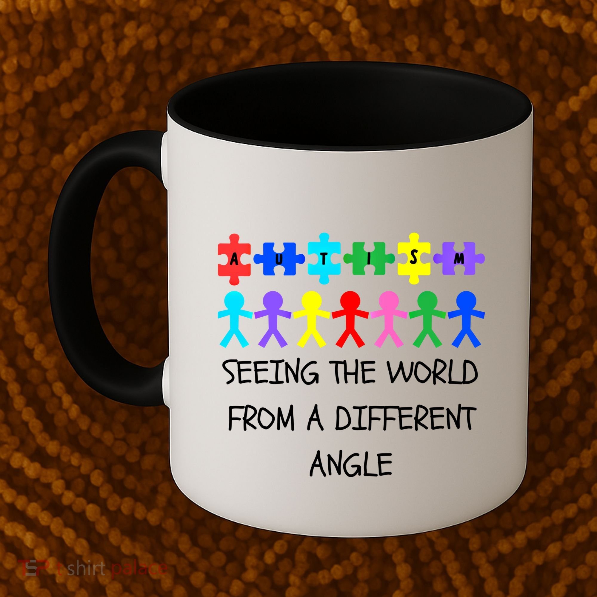 Autism Seeing The World From A Different Angle Awareness2024 Gift Coffee Mug