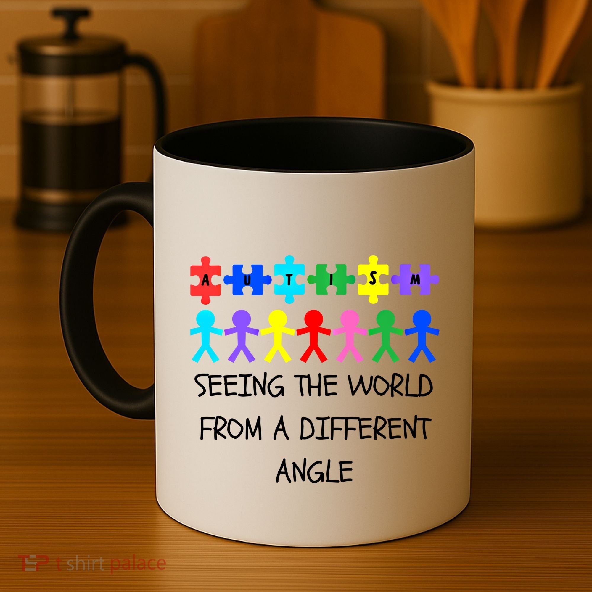 Autism Seeing The World From A Different Angle Awareness2024 Gift Coffee Mug