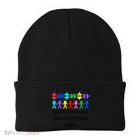 Autism Seeing The World From A Different Angle Awareness2024 Gift Beanie thumb 0