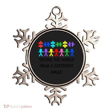 Autism Seeing The World From A Different Angle Awareness2024 Gift Ornament